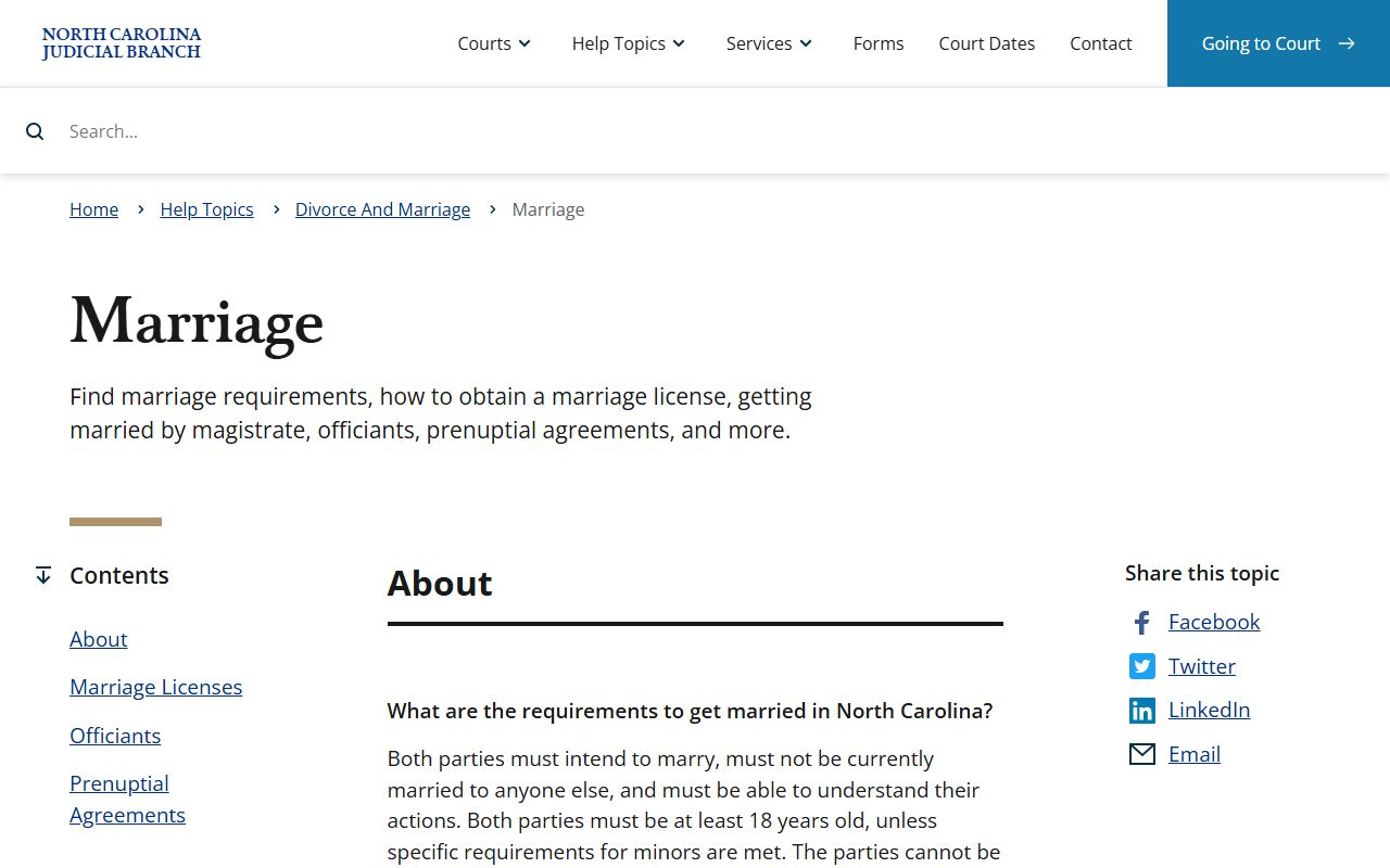 Guilford County marriage and divorce records North Carolina marriage guidance