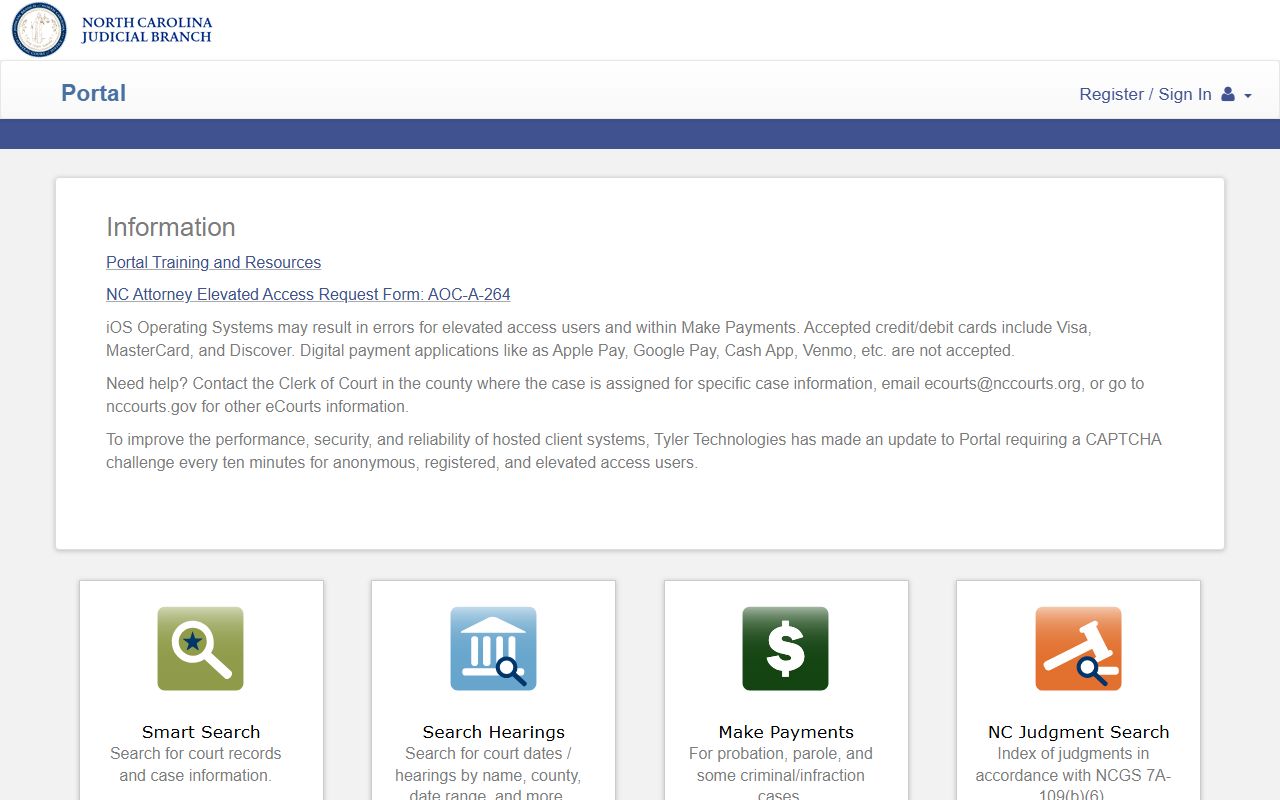 Guilford County Court records eCourts Portal Smart Search